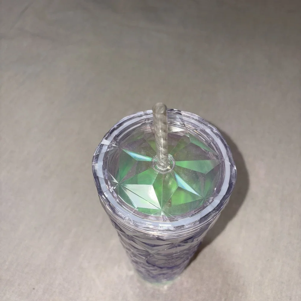Starbucks 2023 White Prism 24oz Venti Cold Cup Tumbler Holographic‎ Iridescent